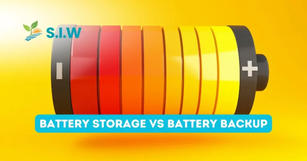 Battery Storage vs Battery Backup