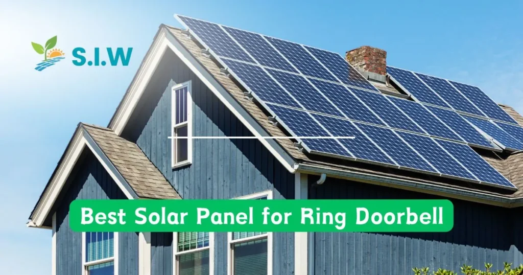 Best Solar Panel for Ring Doorbell