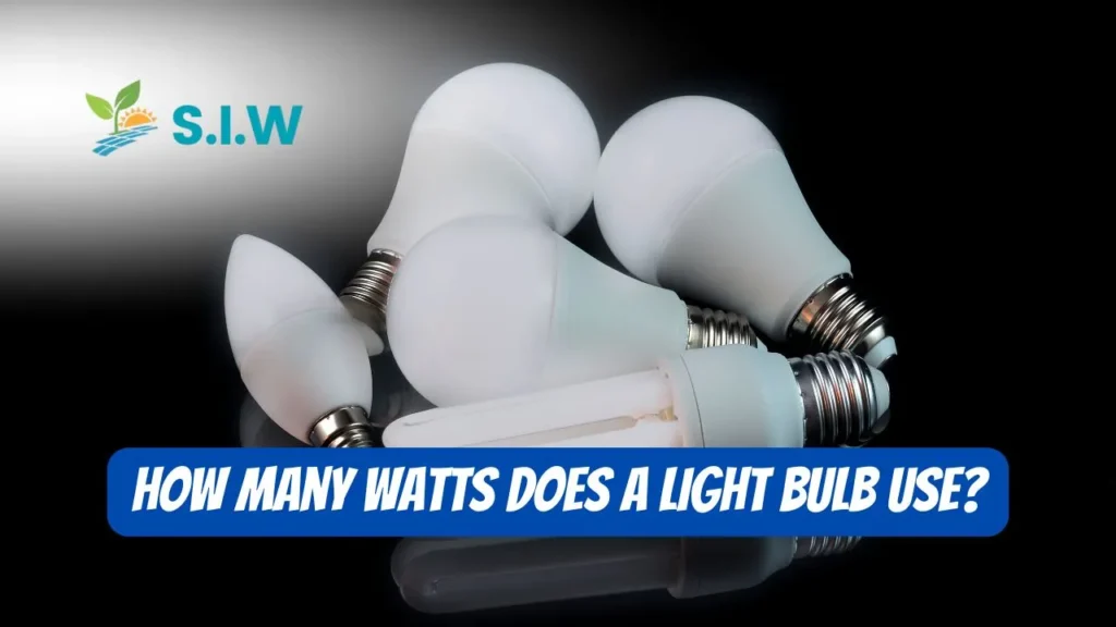 How Many Watts Does a Light Bulb Use