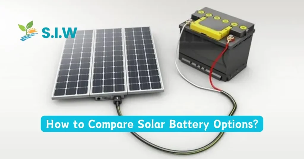 How to Compare Solar Battery Options