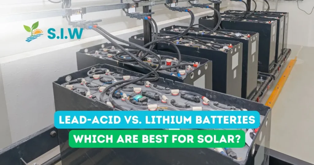 Lead-Acid vs. Lithium Batteries Which Are Best For Solar