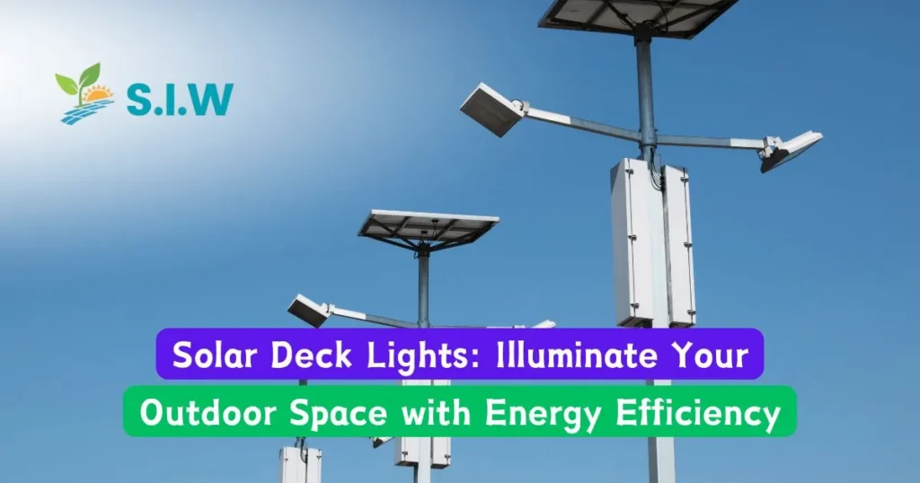 Solar Deck Lights