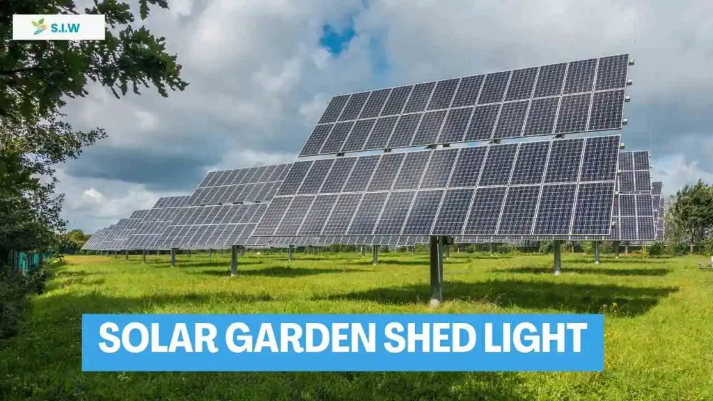 Solar Garden Shed Light