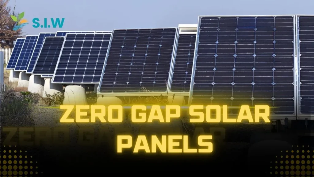 Zero Gap Solar Panels