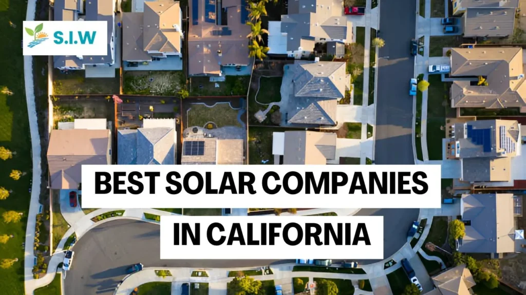 solar companies in california