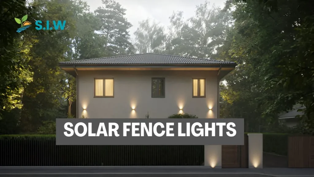 solar fence lights