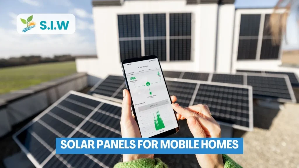 Solar panels for mobile homes