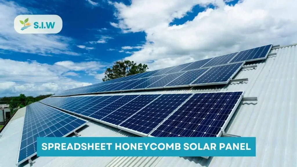 spreadsheet honeycomb solar panel