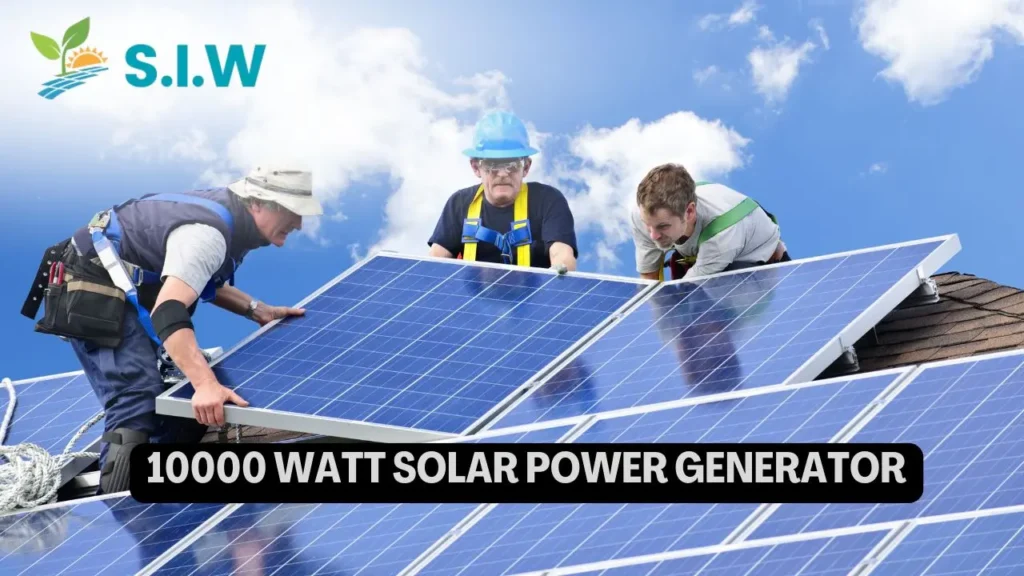 10000 Watt Solar Power Generator