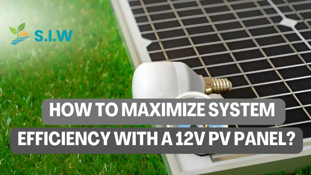 12v pv panel