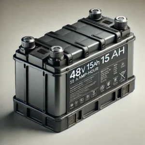 48 volt 15 amp-hour battery capacity