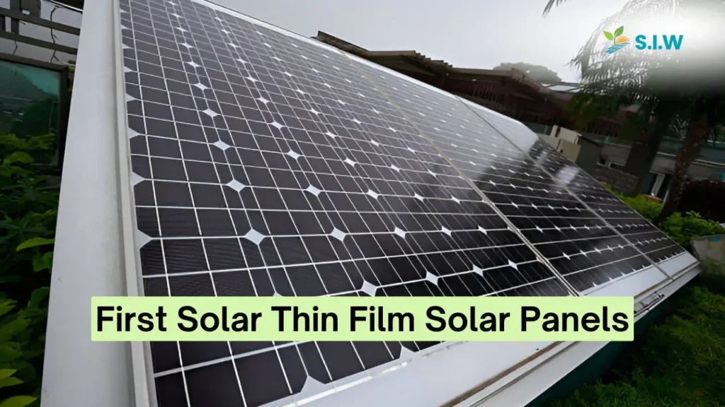 First Solar Thin Film Solar Panels