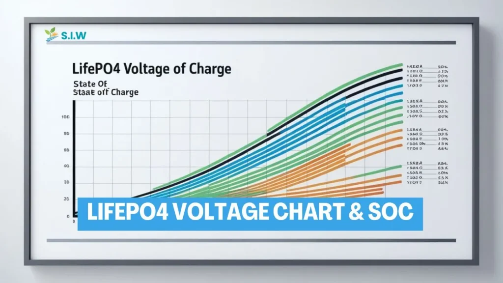 LiFePO4 voltage chart and state of charge graph for battery management