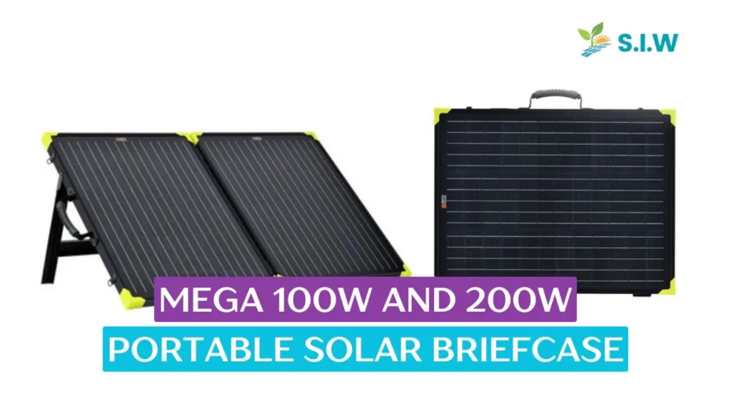 MEGA 100W and 200W Portable Solar Briefcase