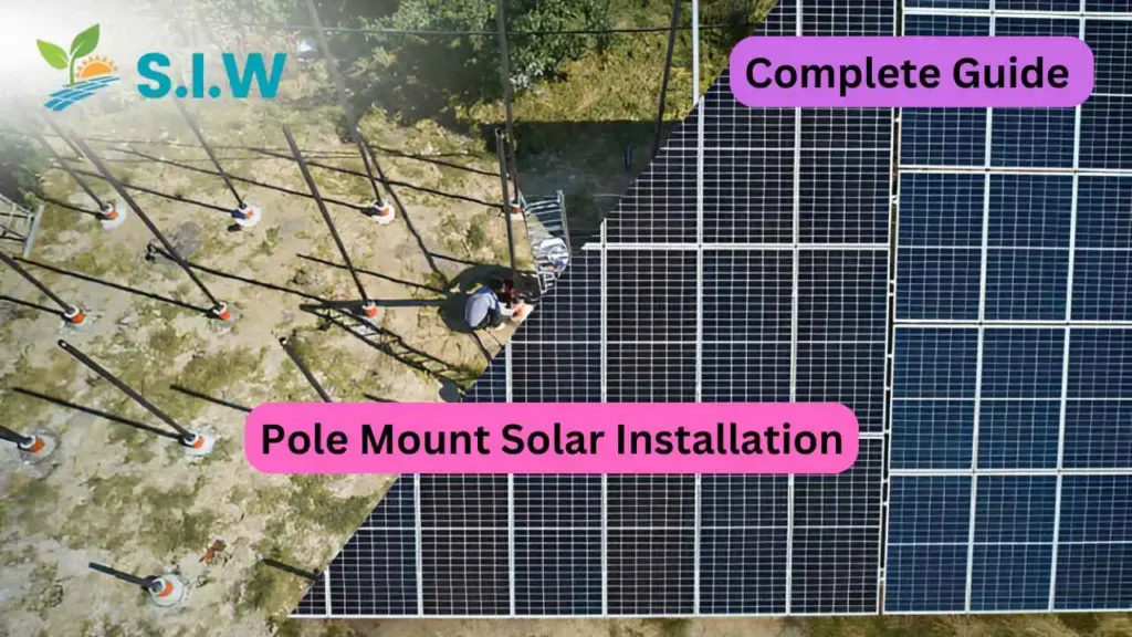 Pole Mount Solar Installation