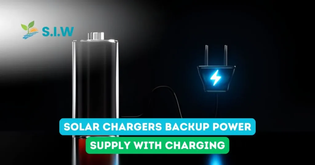 Solar Chargers Backup Power Supply With Charging