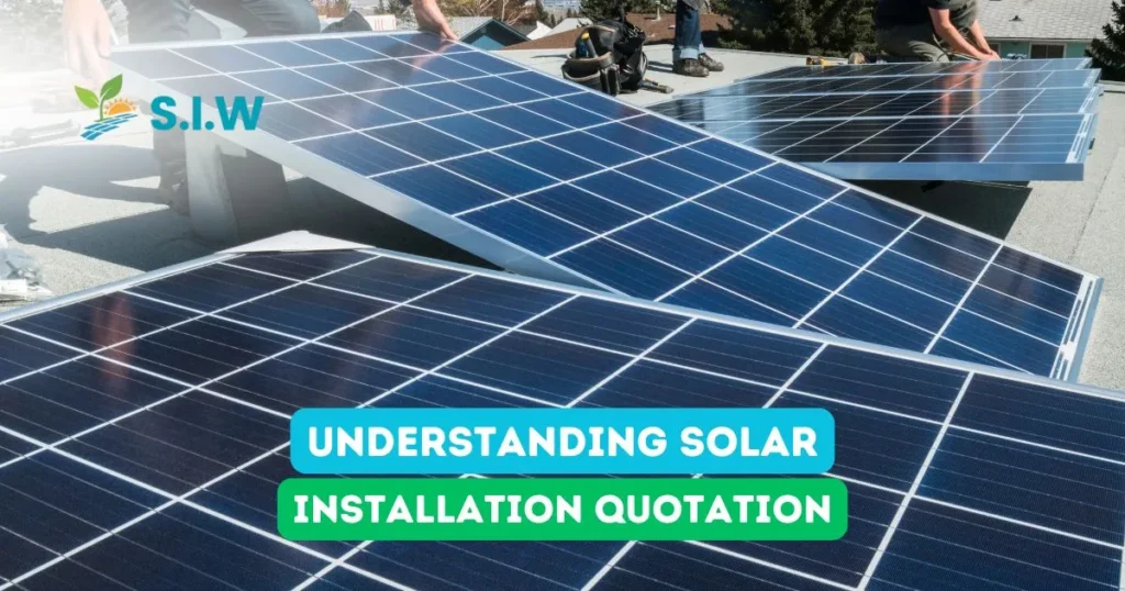 Solar Installation Quotation