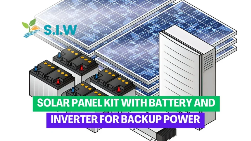 Solar Panel Kit with Battery and Inverter