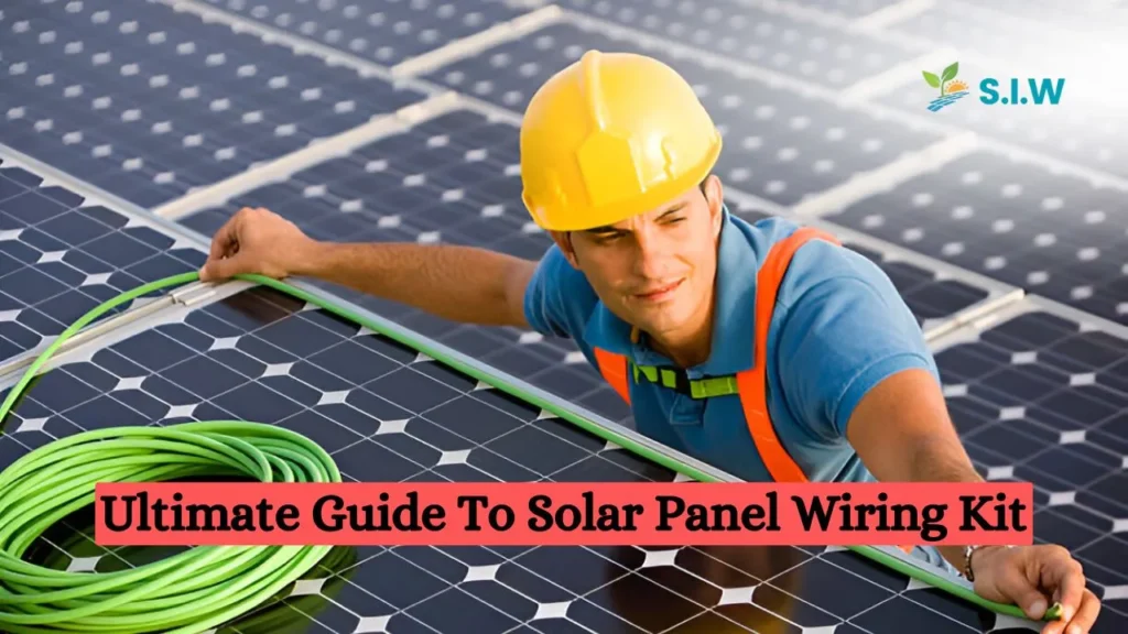 Solar Panel Wiring Kit