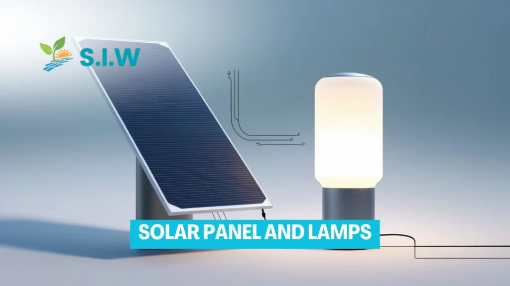 Solar Panel and Lamp