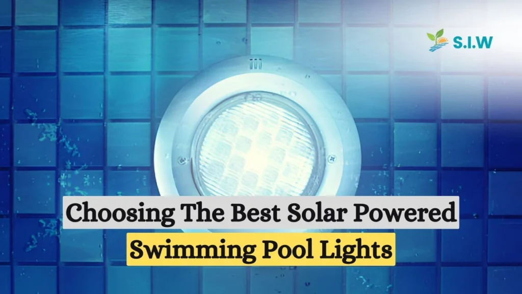 solar powered swimming pool lights