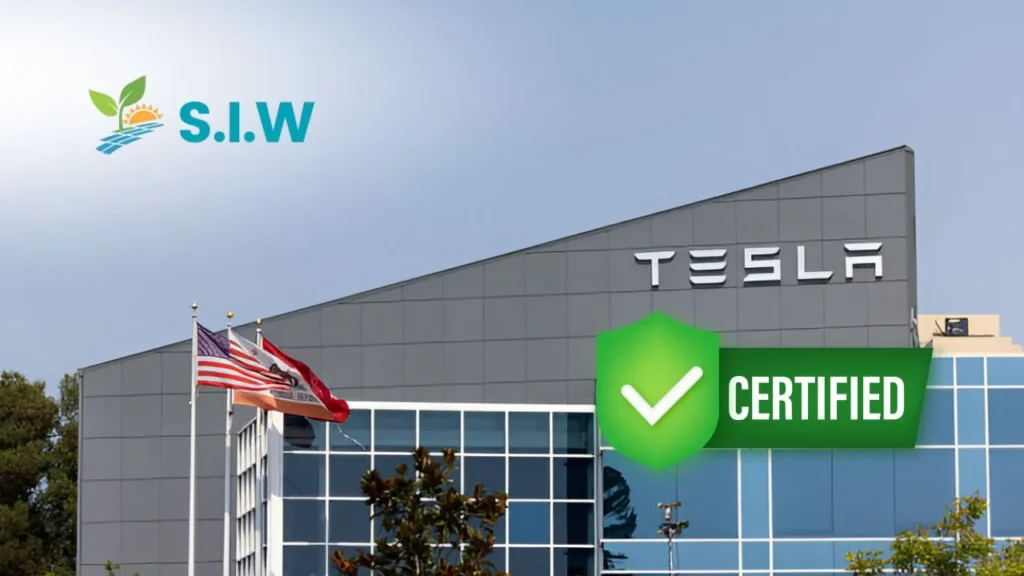 Tesla certified solar company