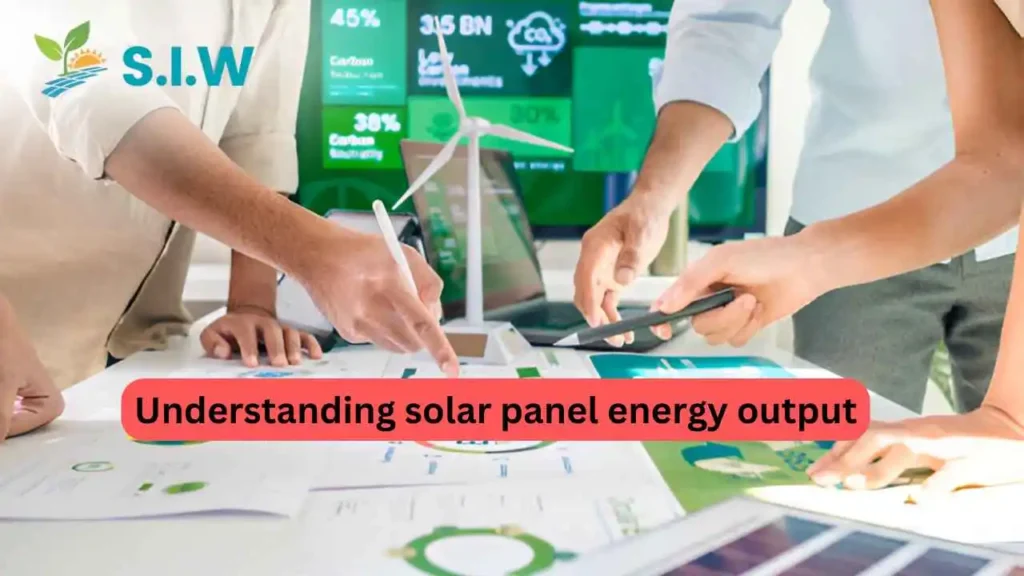 Understanding solar panel energy output