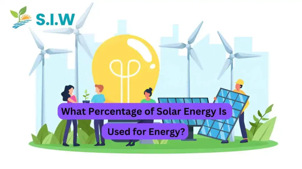 What Percentage of Solar Energy Is Used for Energy