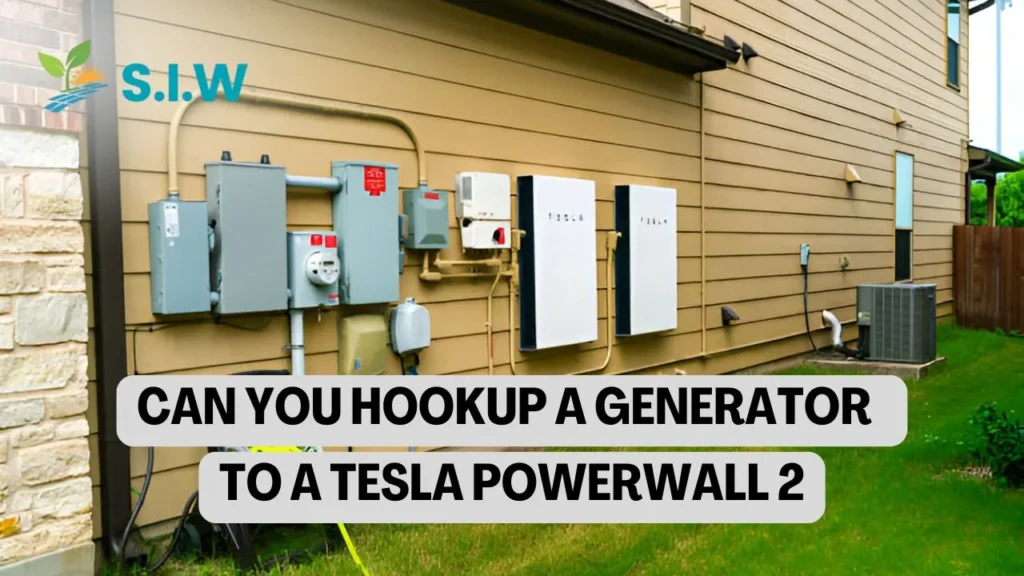 can you hookup a generator to a tesla powerwall 2