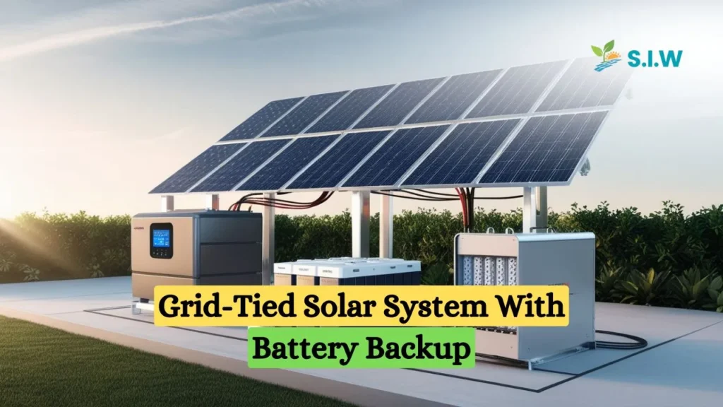 grid-tied solar system with battery backup