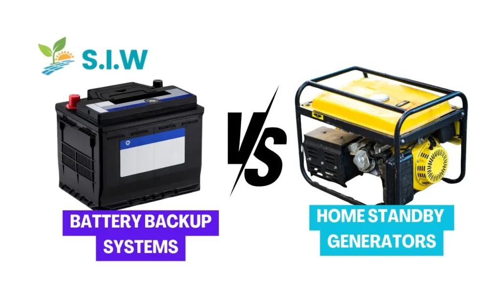 Home Standby Generators vs Battery Backup Systems