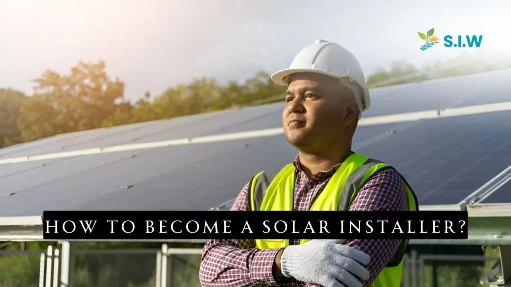 how to become a solar installer