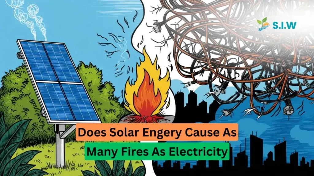 is solar energy cause as many fires as electricity