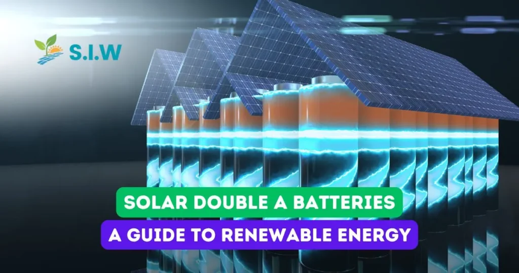 solar double a batteries