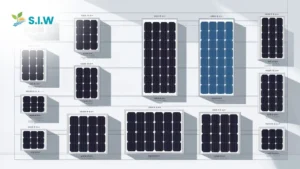 solar photovoltaic panel sizess