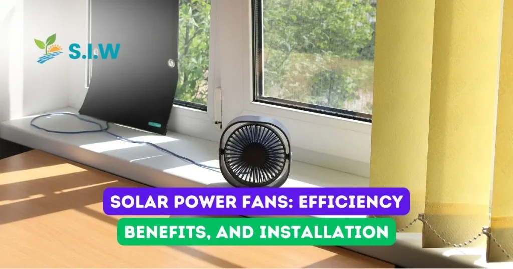 solar power fan