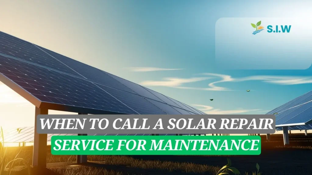 solar repair service