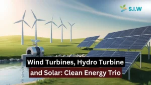 wind turbines hydro turbine and solar