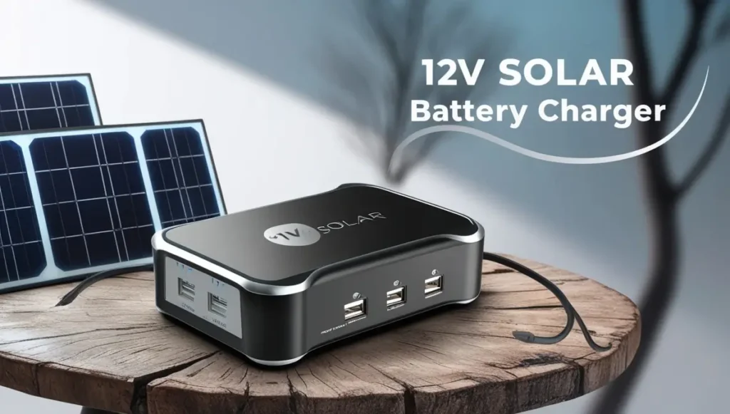 12V Solar Battery Charger