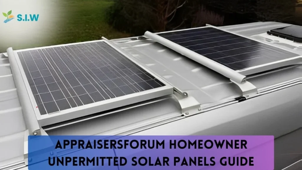 AppraisersForum Homeowner Unpermitted Solar Panels