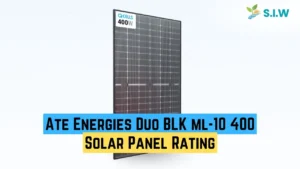 Ate Energies Duo BLK ml-10 400 Solar Panel Rating