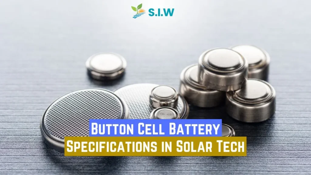 Button Cell Battery Specifications