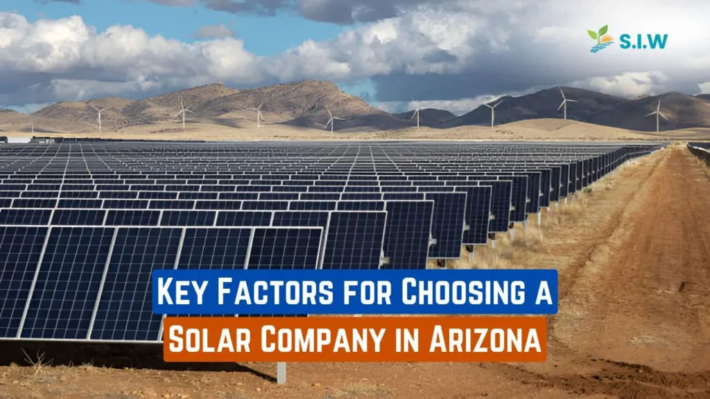 Choosing a Solar Company in Arizona