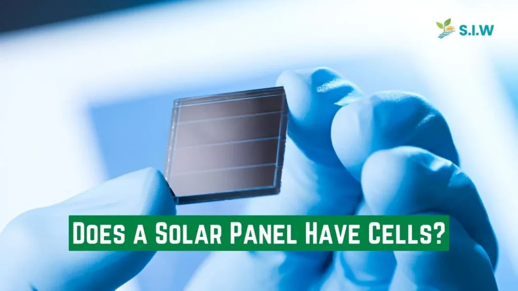 Does a Solar Panel Have Cells