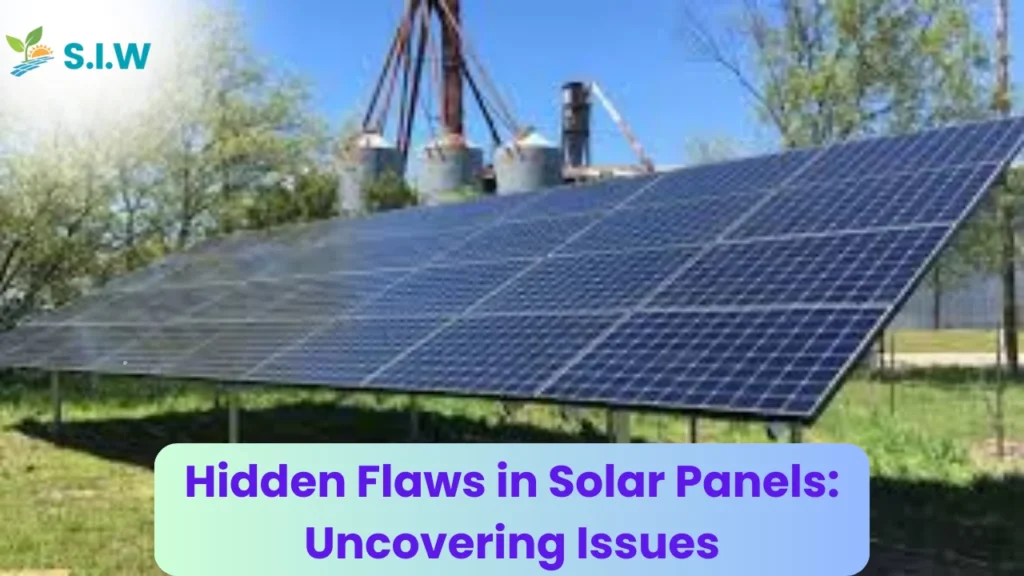 Hidden Flaws in Solar Panels