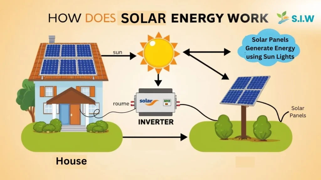 How Does Solar Energy Work Diagram Step By Step