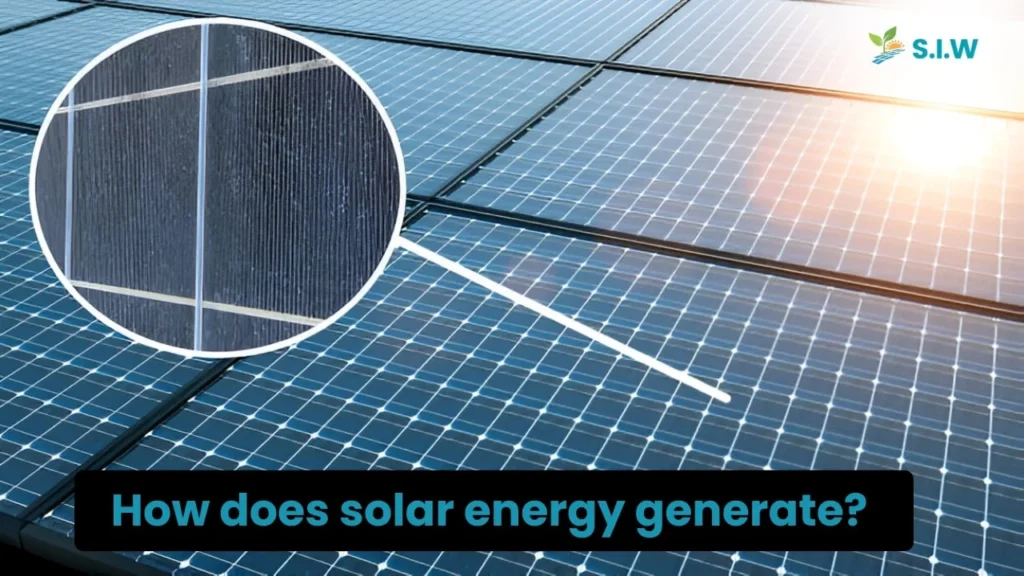 How does solar energy generate