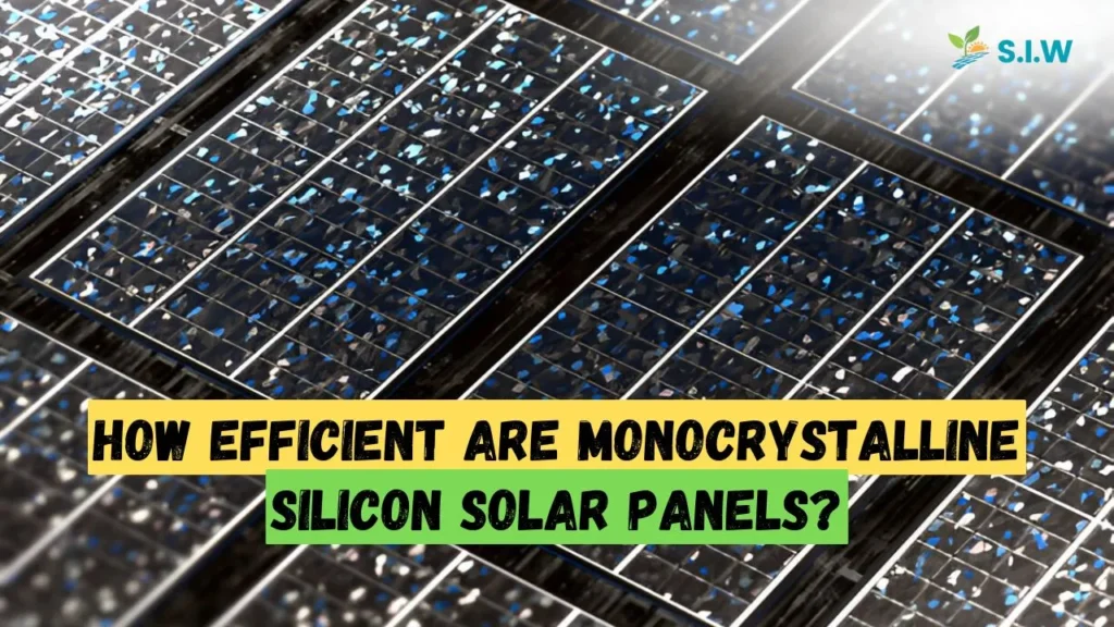 Monocrystalline Silicon Solar Panels