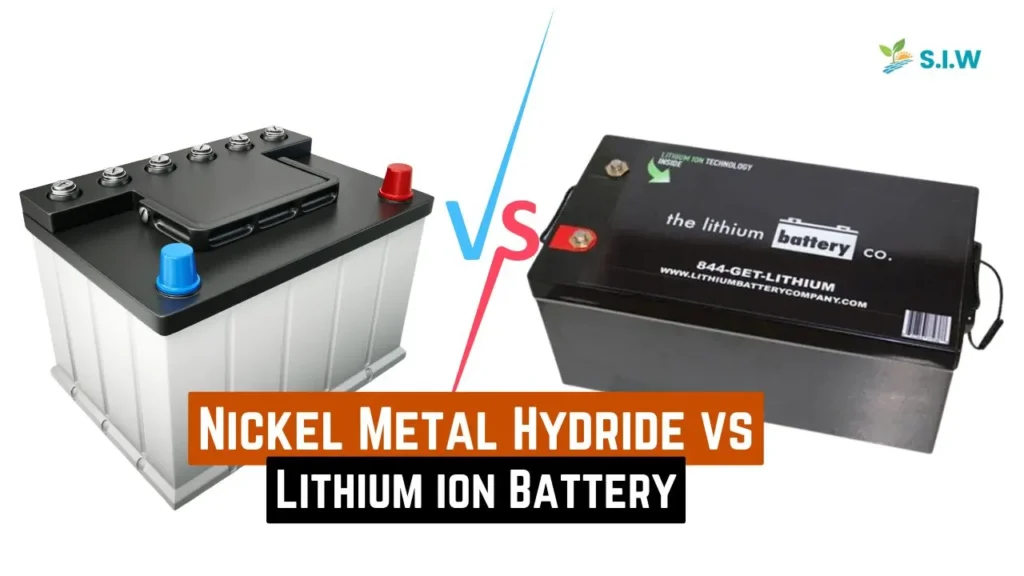 nickel metal hydride vs lithium ion