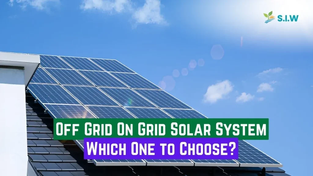 off grid on grid solar system